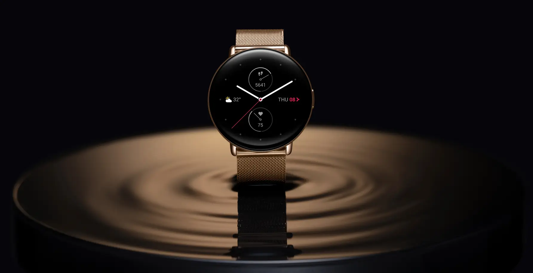 Amazfit ZEPP E Circle Champagne Gold 2